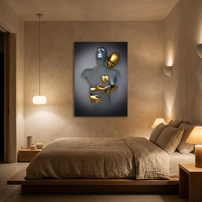 AURO Caldris | NordicLove Abstract Statue Canvas Wall Art