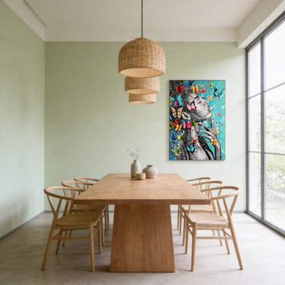 AURO Eldoria | AfriBelle Butterfly Canvas Wall Art