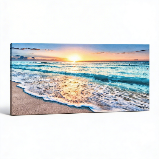 AURO Noctyra | SeaWave Modern Canvas Wall Art