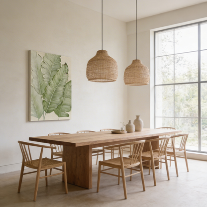 AURO Vireon | FloraRay Green Leaves Canvas Wall Art