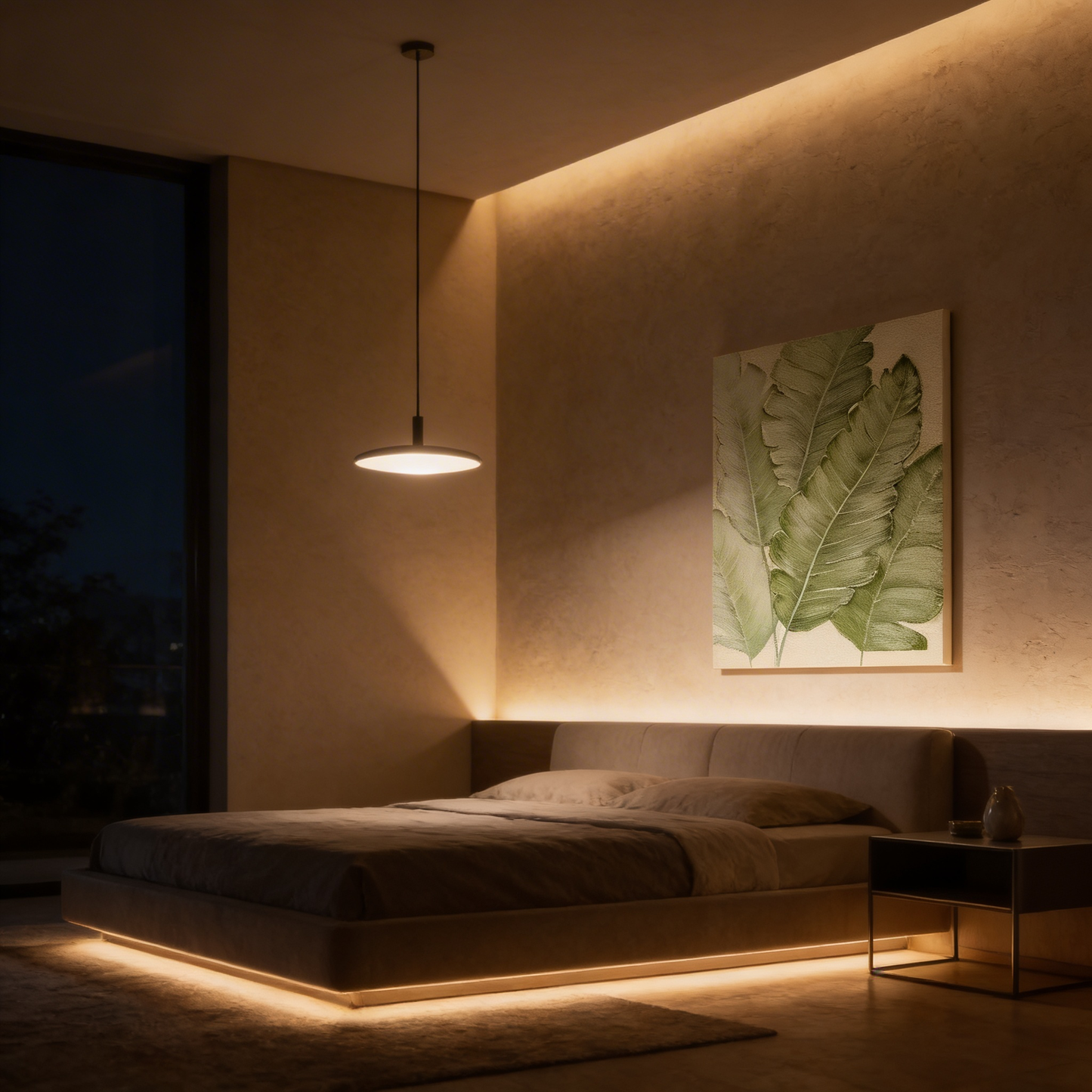 AURO Vireon | FloraRay Green Leaves Canvas Wall Art