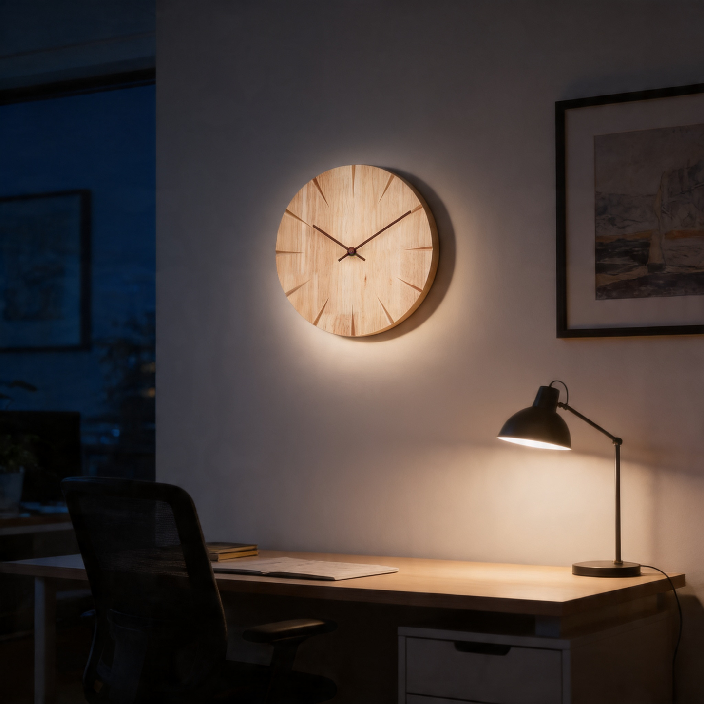 AURO Aion | TimberLuxe Wood Clock