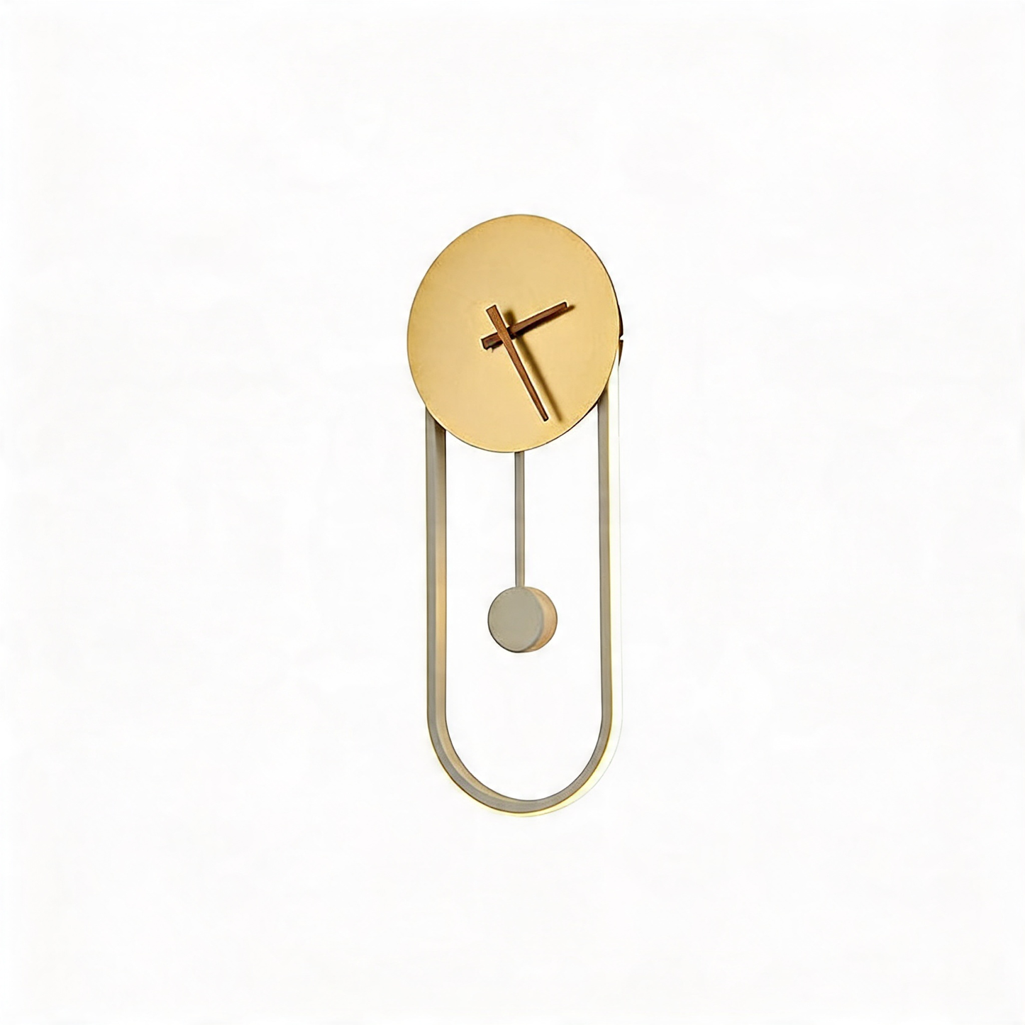 AURO Arisha | Gold & Black Clock Lamp