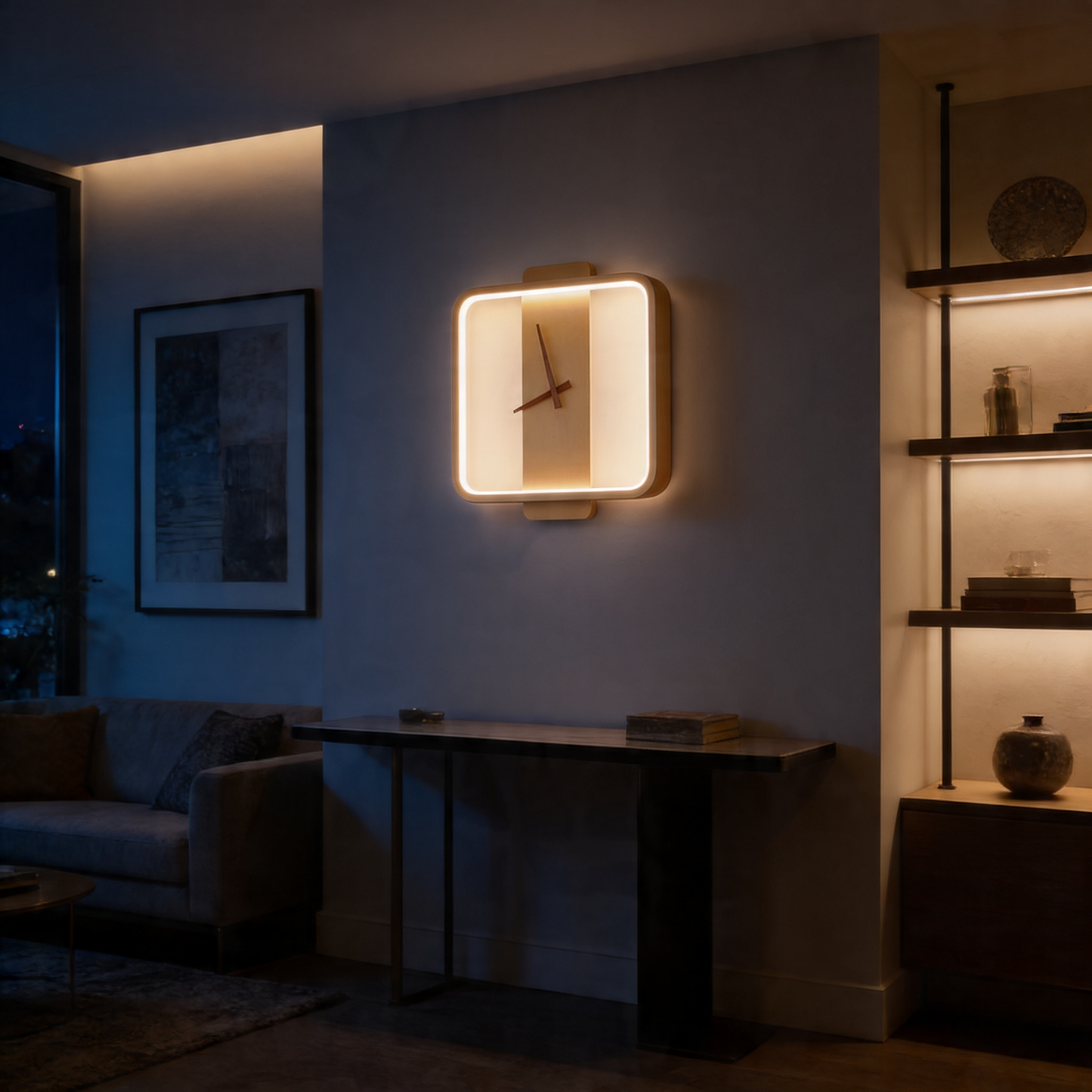 AURO Chronometer | Valentina Square Clock Lamp