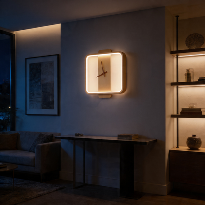 AURO Chronometer | Valentina Square Clock Lamp