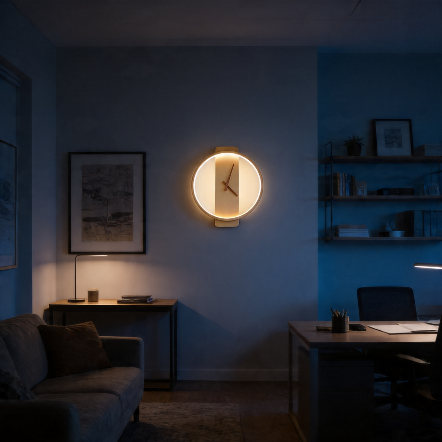 AURO Chronometer | Valentina Square Clock Lamp