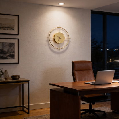 AURO Clepsa | Round Clock Lamp