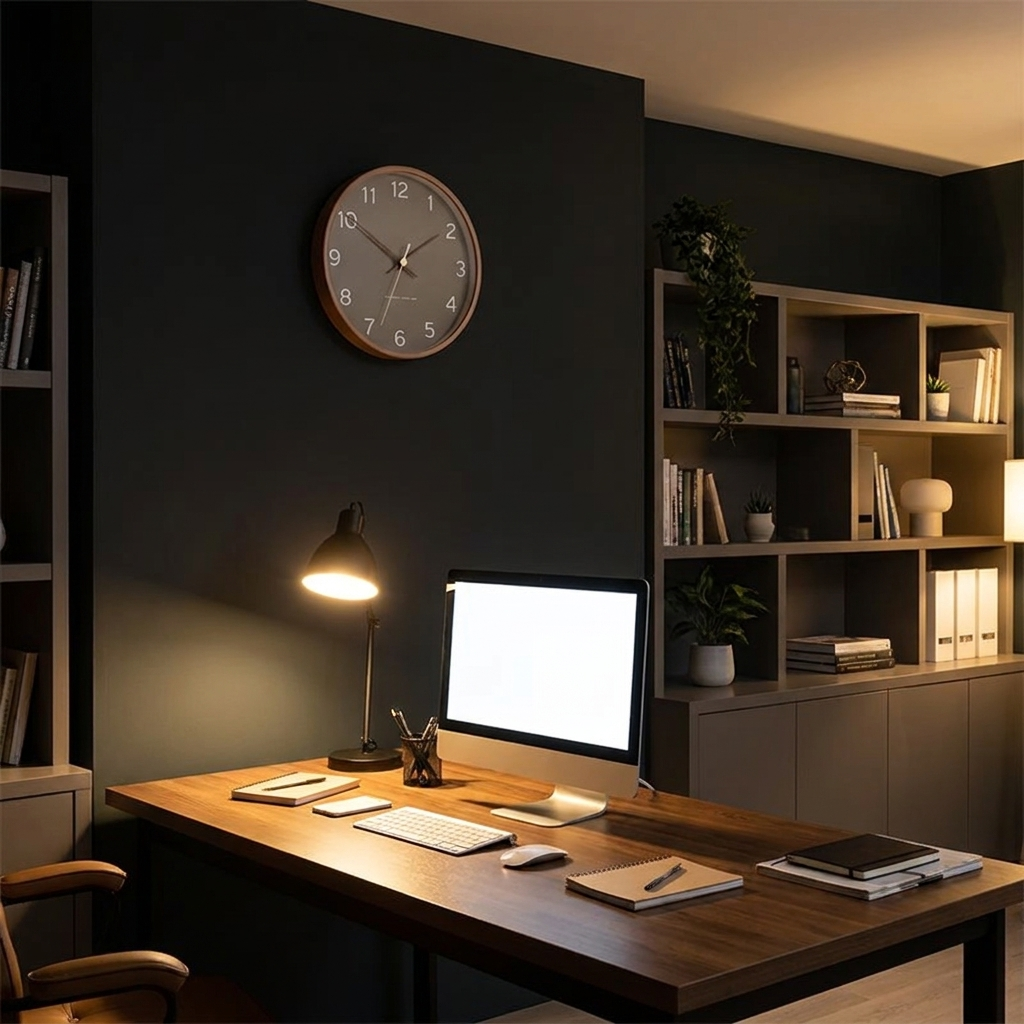 AURO Aeternum | Wood & Glass Clock