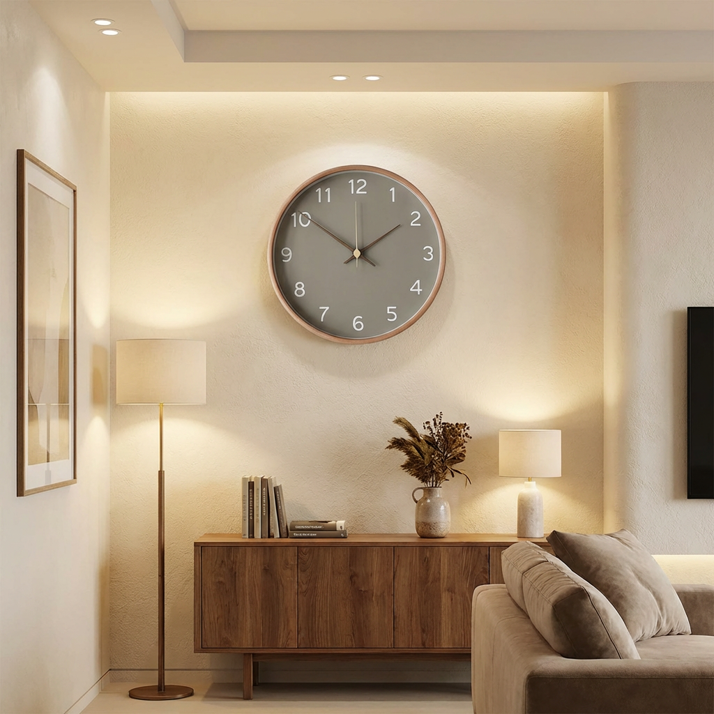 AURO Aeternum | Wood & Glass Clock