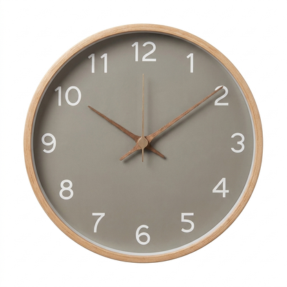 AURO Aeternum | Wood & Glass Clock