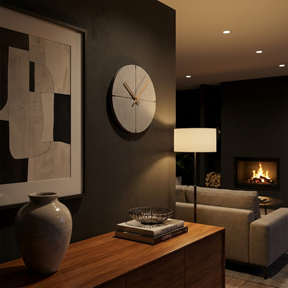 AURO Horos | Modern Black Clock