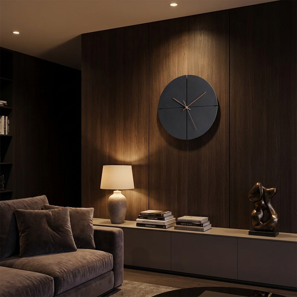 AURO Horos | Modern Black Clock