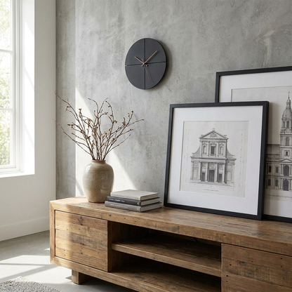AURO Horos | Modern Black Clock
