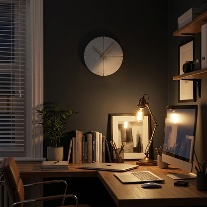 AURO Horos | Modern Black Clock