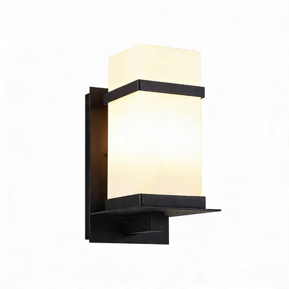 AURO Ruta | Iron & Glass Outdoor Wall Light