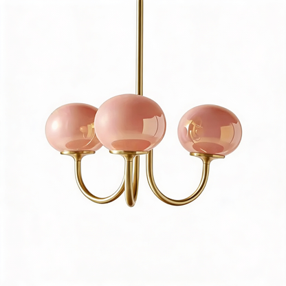 AURO Perle | Marshmallow Glass Globe Chandelier