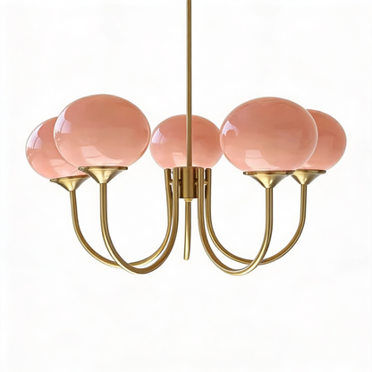 AURO Perle | Marshmallow Glass Globe Chandelier