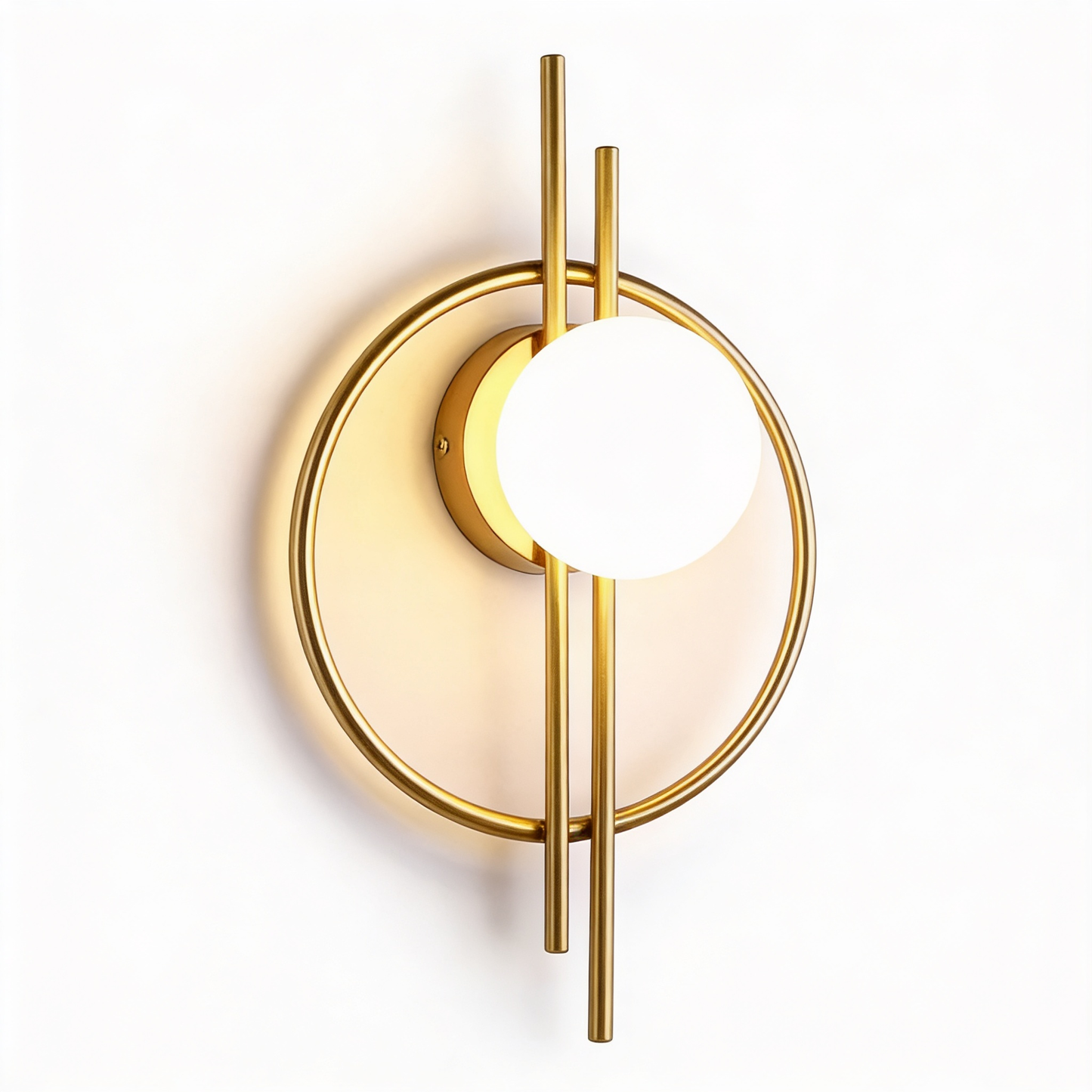 AURO Kugle | Gold Ring Glass Ball Wall Sconce