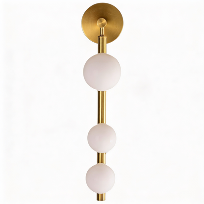 AURO Tryne | Sculptural 3-Globe Glass Wall Lamp