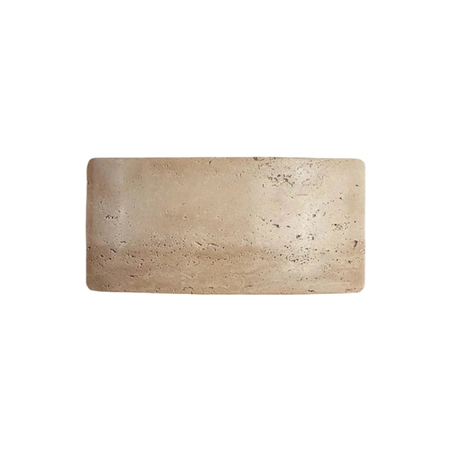 AURO Tove | Natural Travertine Stone Wall Lamp