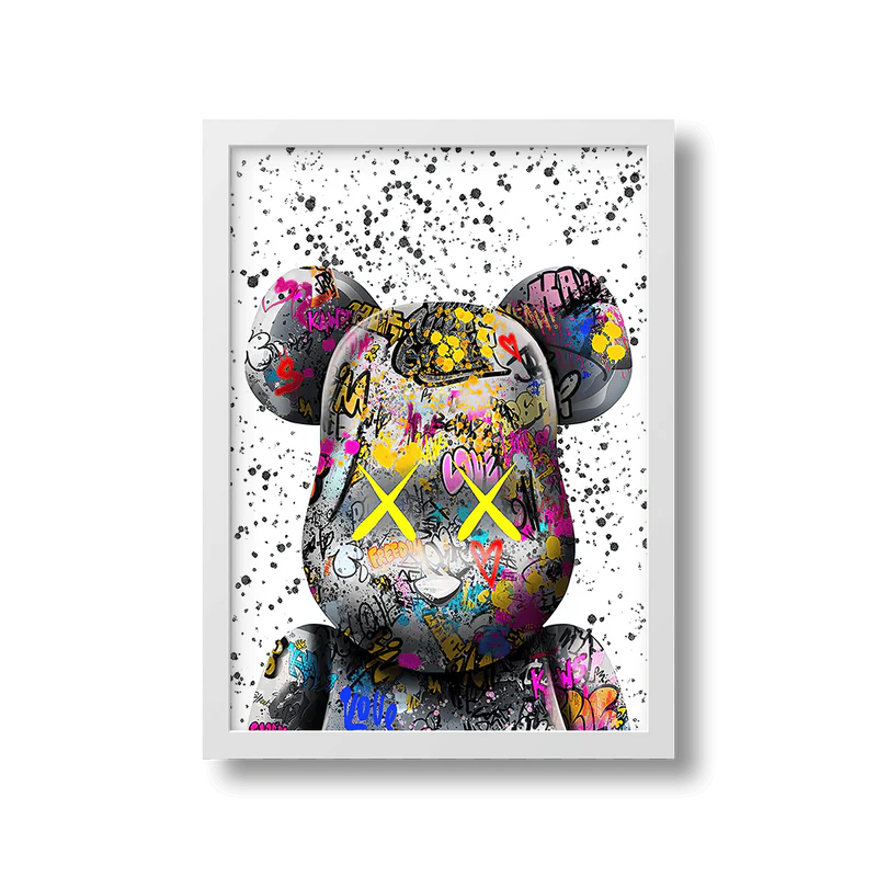 AURO Terralis | BearGraff Cartoon Canvas Wall Art